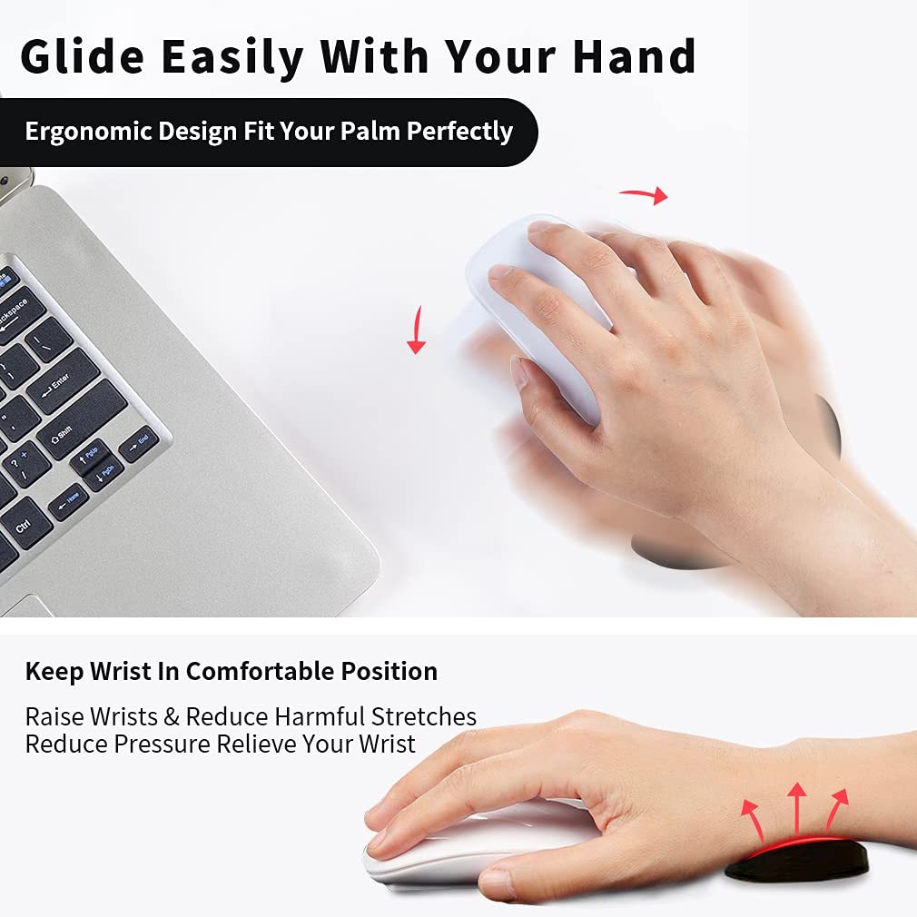 Ergonomic Gel Mouse Pad with Wrist Support – Non-Slip Comfort Mat for Office & Gaming