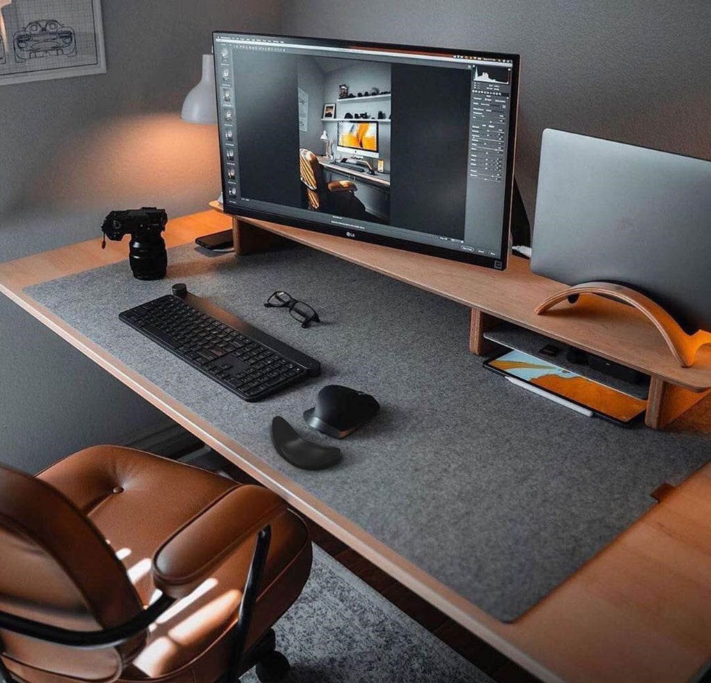 Ergonomic Gel Mouse Pad with Wrist Support – Non-Slip Comfort Mat for Office & Gaming